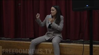 AOC Oddly Dances To 'AOC Has Got To Go' Chants