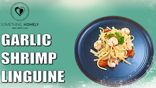 Garlic Shrimp Linguine