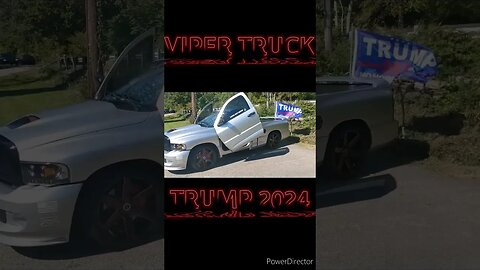 Dodge SRT-10 Viper Truck Trump Flag Flying! #shorts #new #viral #video