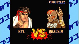 RYU VS DHALSIM - STREET FIGTHER 2