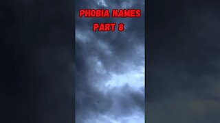 PHOBIA NAMES PART 8 #shorts #phobia #facts