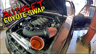 The budget coyote swap fox body moves under its own power!