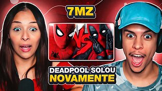 7MZ - Homem-Aranha VS. Deadpool 2 | Duelo de Titãs | [React em Casal] 🔥