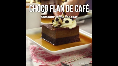 Chocolate Coffee Flan