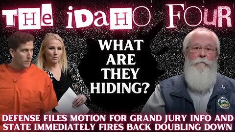 Bryan Kohberger's Defense Files NEW Motions Regarding Grand Jury | Prosecution DOUBLES DOWN #dna