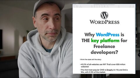 Why is Wordpress is THE Key to Freelance?