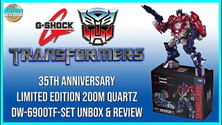 G-Shock | Transformers 35th Anniversary Limited Edition 200m DW-6900TF-SET Unbox & Review