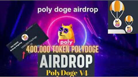 AIRDROP DE 400.000 TOKES POLYDOGE