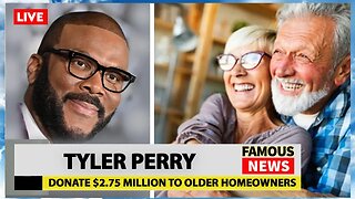 Tyler Perry Saves Senior Citizens | Famous News