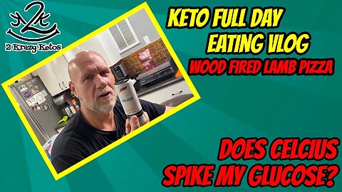 Does Celcius spike glucose? | Wood fired lamb pizza | Keto full day of eating vlog
