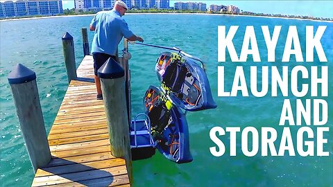 Kayak Launch & Storage Rack For Docks & Sea Walls | SeaHorse Docking