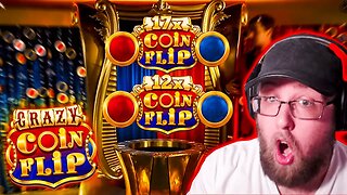 HUGE CRAZY COINFLIP TOP SLOT MULTIPLIERS! (LIVE GAMESHOW)