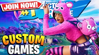 🔴 Fortnite Live Custom Games | Fashion Show - Hide & Seek - Simon Says - Scrims & More!