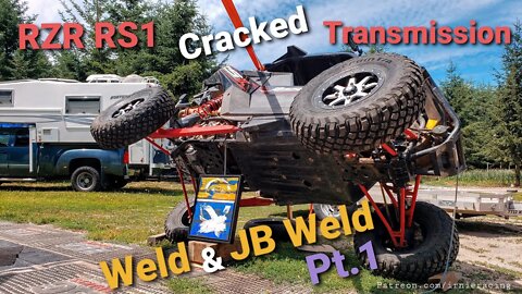 Polaris RZR RS1 Cracked Transmission - Weld & JB Weld Pt.1