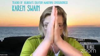 KAren Swain Channeling Blissful Beings (the Mob)