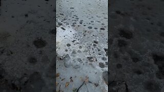 Walking on cracking ice