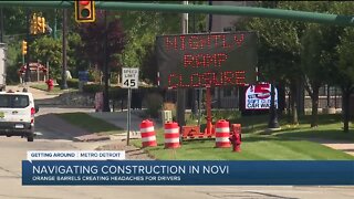 Navigating construction in Novi