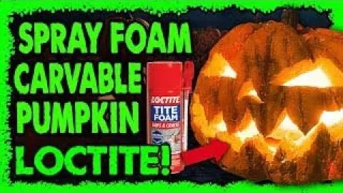 Loctite Spray Foam DIY Pumpkin