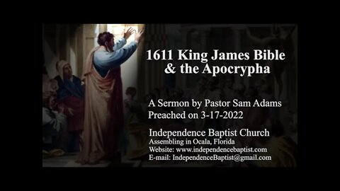 1611 King James Bible & the Apocrypha