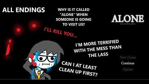 Alone - Our GF is Dead, Our Ex Wants Us Dead or Alive, We Don't Observe Proper Hygiene | ALL ENDINGS