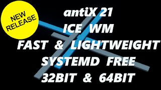 antiX Linux OS - IceWM | Fast & Lightweight | Systemd Free | Available in 32bit & 64bit