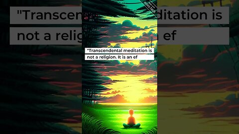 Transcendental Meditation Facts #shorts