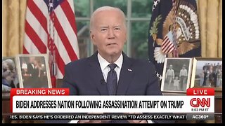 Biden Brings Up January 6th While Talking About Trump Assassination Attempt