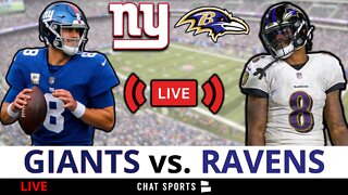 Giants vs. Ravens Live Streaming Scoreboard, Play-By-Play, Highlights, Stats & Updates | NFL Week 6