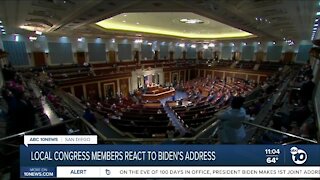 Local congress members react to Biden's address