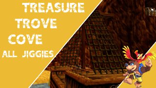 Banjo-Kazooie - Treasure Trove Cove - All Jiggy Locations
