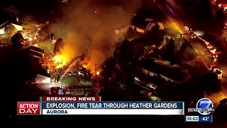Explosion results in multiple-structure fire at Heather Gardens in Aurora; at least 2 injured