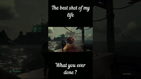 You won't ever hit a shot like this (sea of thieves) #shorts