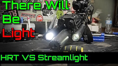 Laser Beam VS Floodlight - HRT AWLS & Streamlight ProTac 2.0 RM, They couldn't have made worse names