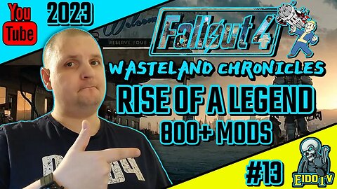 FO4-Rise Of A Legend Ep13 | Destroyed by Lvl150 Legendary Mutant Hound!