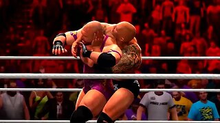WWE 2K14 Gameplay The Rock vs Ryback