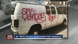 St. Pete police searching for vandals