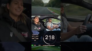 SHE IS INSANE! 300+ km/h Tesla Model S Plaid! // Nürburgring
