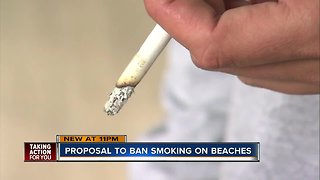 Proposed bill would make smoking on Florida beaches illegal