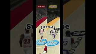 MICHEAL JORDAN vs LEBRON JAMES #gameplay