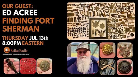 HEAR ALL ABOUT METAL DETECTING at FORT SHERMAN