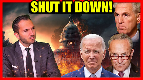 THE GOVERNMENT MUST BE SHUT DOWN-NO EXCUSES! | MIKE CRISPI UNAFRAID 9.26.23 12pm