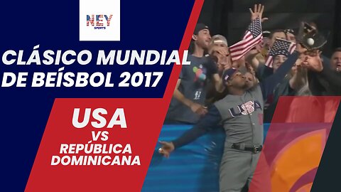 Estados Unidos VS República Dominicana | Partido Eliminatorio del Clásico Mundial de Béisbol 2017