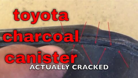 SOLVED P0446 diagnose repair charcoal canister Toyota Tacoma √ Fix it Angel