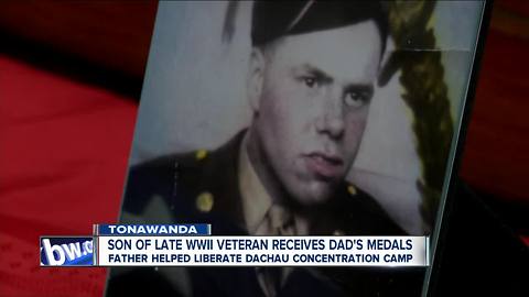 Son of late WWII veteran receives father's medals