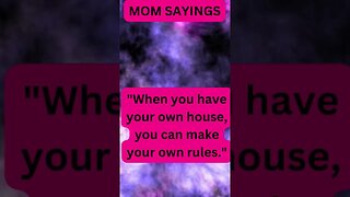 MOM Sayings Part 6 #shorts #mom #sayings