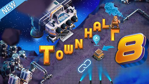 New! Clash of Clans VICIOUS Town Hall 8 Home base w/copy link!