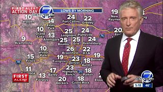 Monday evening forecast