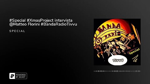 #Special #XmasProject intervista @Matteo Florini #BandaRadioTivvu