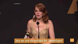 Celebs react to that awkward 'La La Land' and 'Moonlight' mix-up | Hot Topics