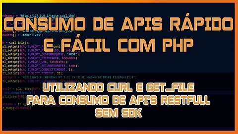 Consumo de Api's com php curl e file_get_contents rápido e fácil